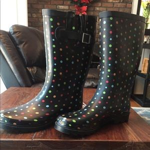 Merona women's rain boots - size 9